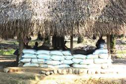 Atrincherados vigilan fincas en el Bajo Aguán