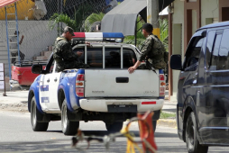 Policías y militares patrullan El Progreso
