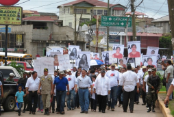 Olanchanos claman por la paz y seguridad