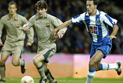 A nueve años del debut de Messi... ante Mou