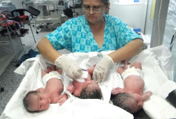Reciben primer parto de trillizas en Hospital de Santa Bárbara