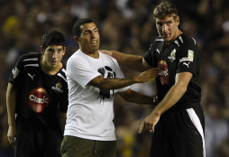 Martín Palermo vivió con emoción su fiesta de despedida