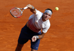 Del Potro debuta con triunfo en Montecarlo