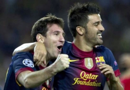 Messi y Villa siguen en guerra