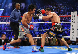 Márquez gana por histórico nocáut a Manny Pacquiao