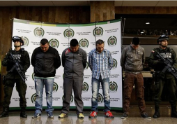 EUA acusa a seis colombianos