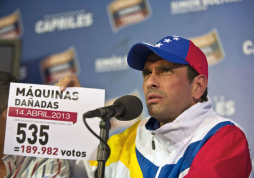 La tensión antecede la impugnación de Capriles a los resultados de los comicios venezolanos