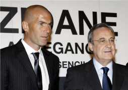 Florentino no descarta a Zidane como sustituto de Mourinho