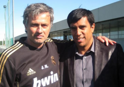 César Farías estuvo en entrenamiento del Real Madrid