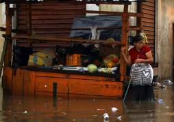 Destrucción en dos horas de lluvias