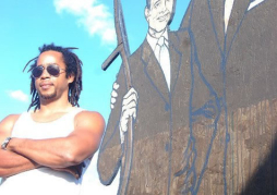 Artista dominicano Ubiera dedica un mural a los indocumentados