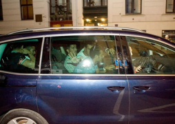 Lionel Messi y compañía se fueron de fiesta en Suecia ‎