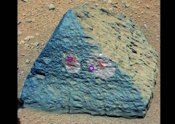 Curiosity halla piedra de otro planeta en Marte