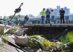 Varios heridos al caerse terraza en Miami tras victoria del Heat