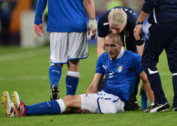 Chiellini no jugará ante Inglaterra por lesión