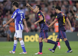 Barcelona arranca a toda máquina en la Liga con Messi goleador