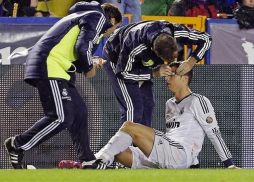 Cristiano perdió parte de la visión de los dos ojos en el descanso