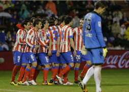 Atlético recupera la alegría a costa del Valladolid