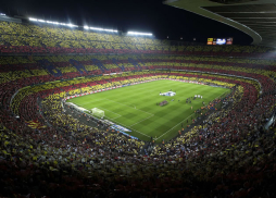 El Camp Nou rugió por la independencia catalana