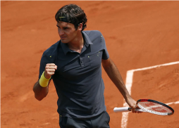Federer hace historia en Roland Garros