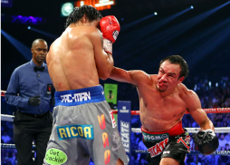 Márquez gana por histórico nocáut a Manny Pacquiao