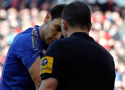 La mordida de Luis Suárez a Ivanovic