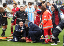 Muere jugador italiano tras sufrir un infarto en pleno partido