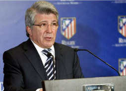 Presidente del Atlético: 'No sé si el Real Madrid tiene 60 millones'
