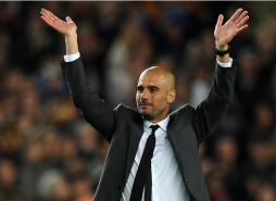 'Gracias Pep', el homenaje del Camp Nou a su técnico