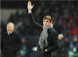 Tito Vilanova volvió a sentarse en el banquillo del Barça