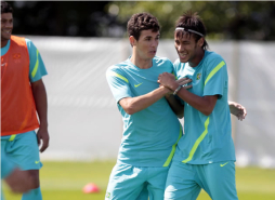 Neymar se gana el show en cada práctica