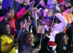Fotos: Chicago explota de júbilo al conocer la victoria de Obama