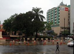 Fuerte lluvia cae sobre toda la zona norte y oriente de Honduras