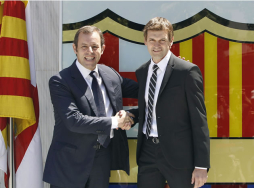Tito Vilanova, presentado como nuevo entrenador del Barça‎