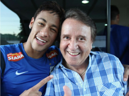 Neymar conoce a Kiko, su ídolo de infancia