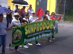 Marcha del Día del Trabajo fue politizada por zelayistas