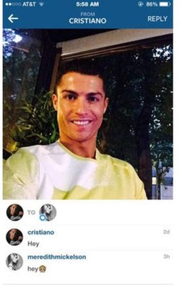 ¿Cristiano en problemas por ciberacoso a una menor de edad?