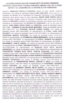 Transportistas de la zona norte acuerdan con el Gobierno alza del 10% a la tarifa