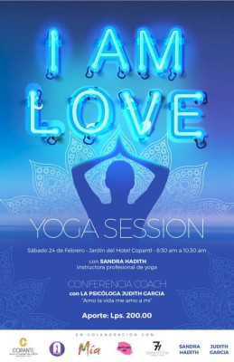 'I am love, Yoga Session'