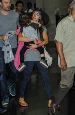 Megan Fox opta por la comodidad para viajar