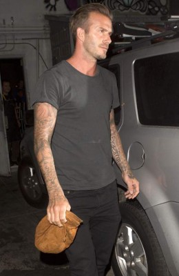David Beckham sigue teniendo cuerpo de modelo