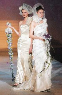 Novias con romanticismo