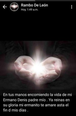 El emotivo mensaje de 'Rambo' de León por la muerte de su hermano