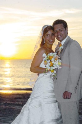 Romántico atardecer