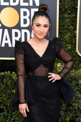 Globos de Oro 2019: Francia Raisa brilla en la alfombra roja