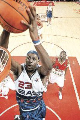 Lebron James, brillante