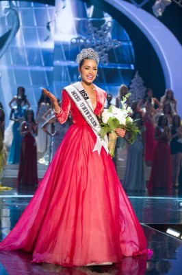 Miss USA, Olivia Culpo, is crowned Miss Universe 2012 with the Diamond Nexus Labs crown and celebrates onstage at the close of the LIVE NBC Telecast of the 2012 Miss Universe Competition at PH Live in Las Vegas, Nevada on December 19, 2012. HO/Miss Universe Organization L.P., LLLP