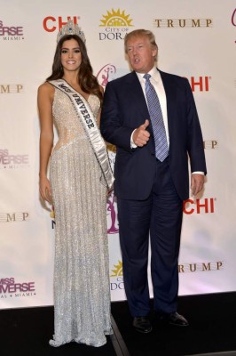 Donald Trump llama 'hipócrita' a Miss Universo, Paulina Vega