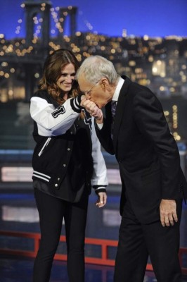 Actress Julia Roberts makes her final visit to the Late Show with David Letterman, Wednesday May 13, 2015 on the CBS Television Network.Photo: Jeffrey R. Staab/CBS©2015 CBS Broadcasting Inc. All Rights Reserved