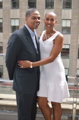 Carol Frazer y Nathaniel Haynesworth se juran amor en Nueva York